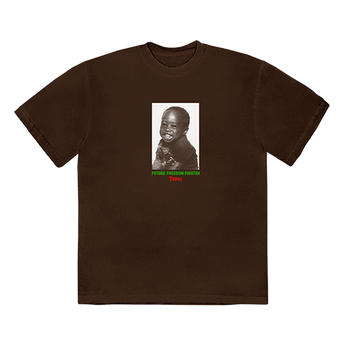 Future Freedom Fighter Brown T-Shirt Front