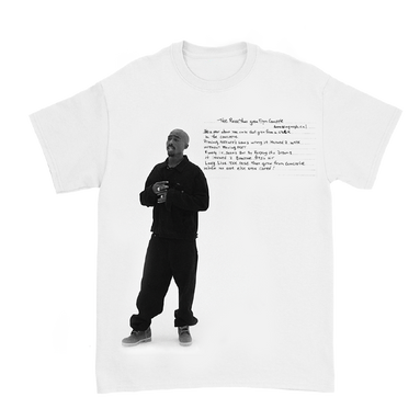 TUPAC X RESERVED ESSENTIALS The Rose T-Shirt Front