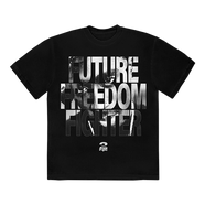 Future Freedom Fighter Black T-Shirt Front 