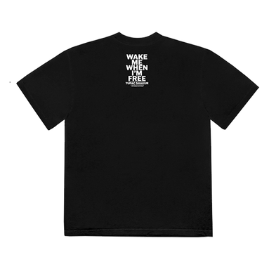 Future Freedom Fighter Black T-Shirt Back 