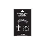 Wake Me When I'm Free Pin Set