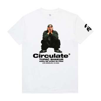 TUPAC x CIRCULATE - Better Dayz White T-Shirt