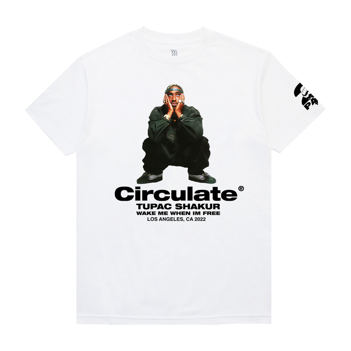 TUPAC x CIRCULATE - Better Dayz White T-Shirt