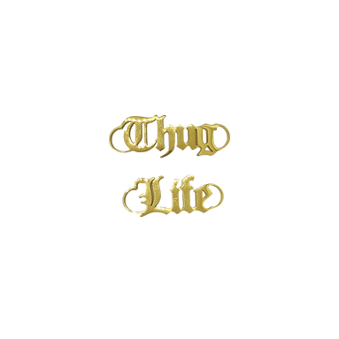 TUPAC X BELLADONA SHOE CHARM "THUG LIFE"