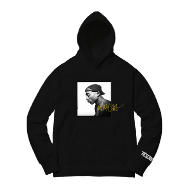TUPAC X RESERVED ESSENTIALS Signature Hoodie Front 