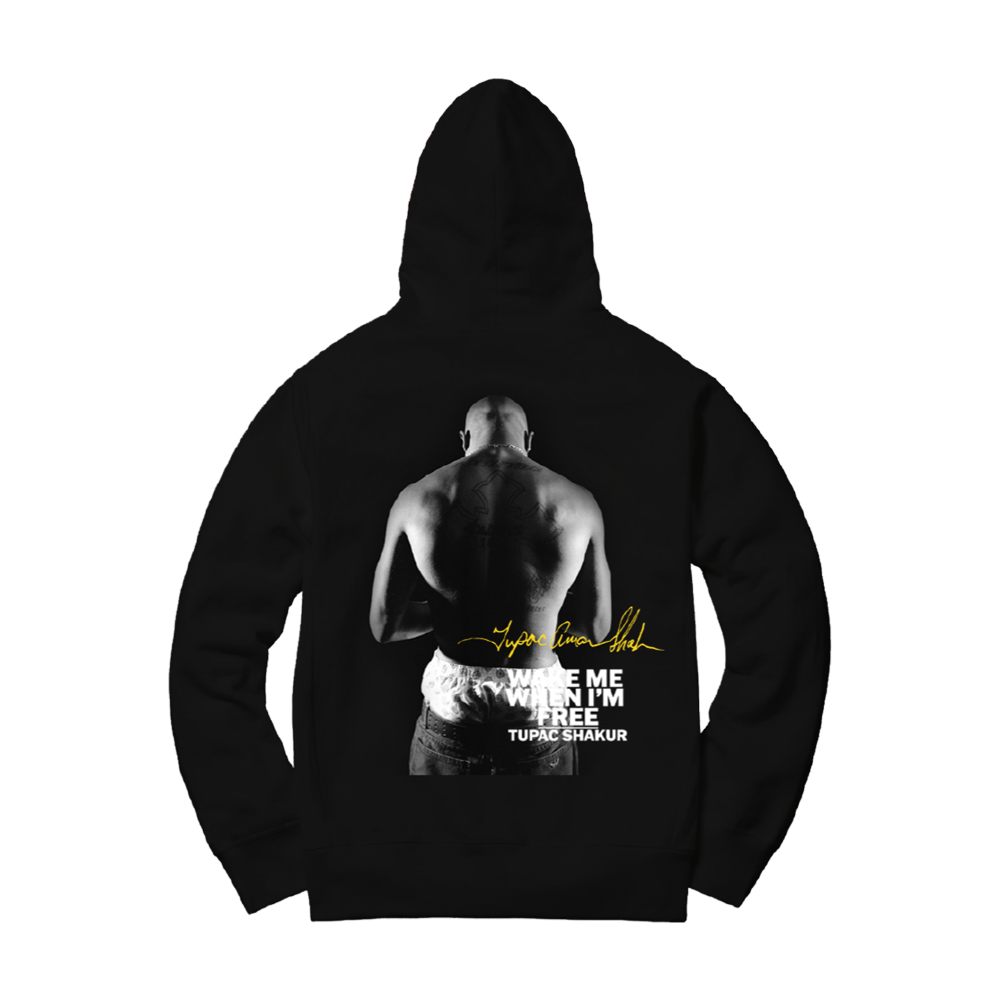 TUPAC X RESERVED ESSENTIALS Signature Hoodie Back 