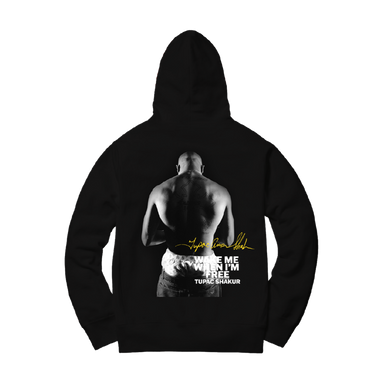 TUPAC X RESERVED ESSENTIALS Signature Hoodie Back 