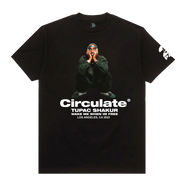 TUPAC x CIRCULATE - Better Dayz Black T-Shirt