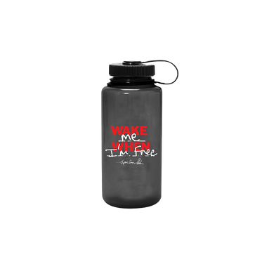 Wake Me When I'm Free Water Bottle